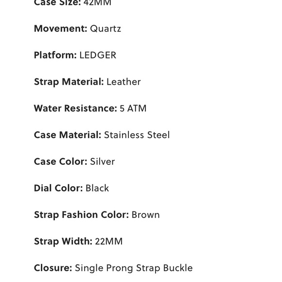 NWT Fossil Watch -Please See Pictures.. Mother and Father day Grab - Picture 5 of 7